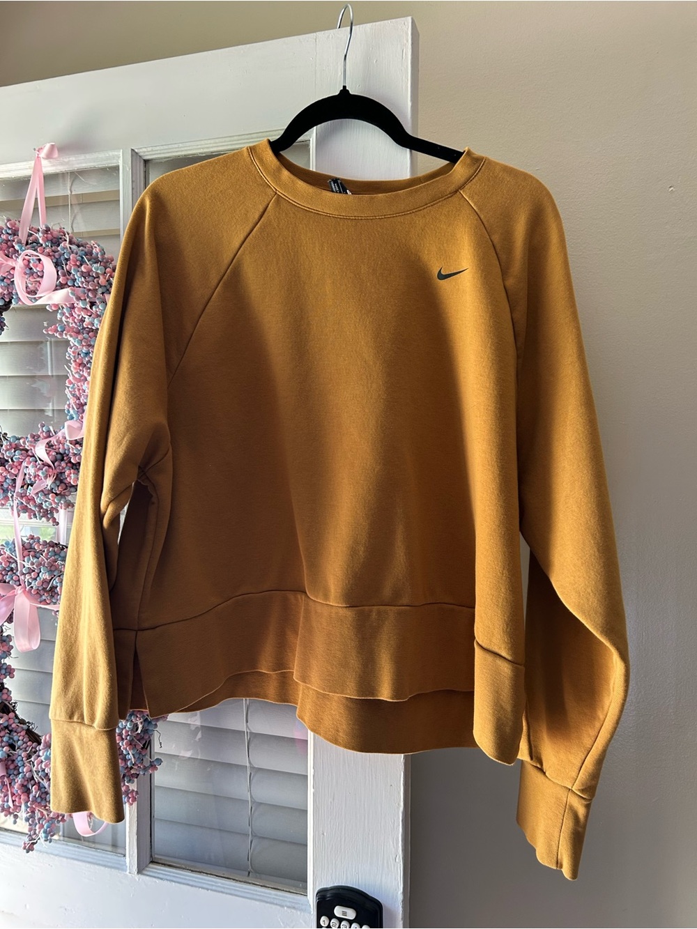 Nike Mustard Yellow Crewneck Sweatshirt